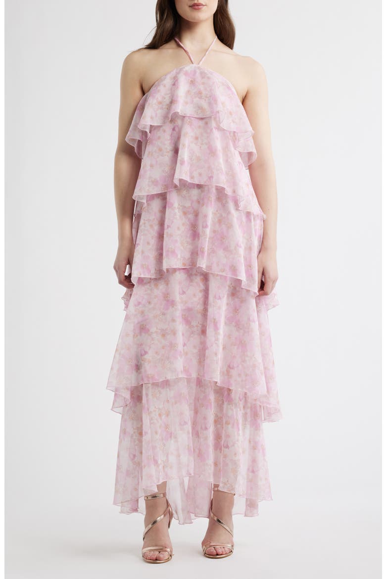 maisie maxi dress Maisie Maxi Dress in Pink Posy block print