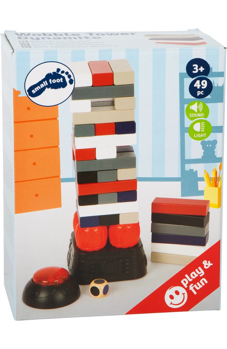 SMALL FOOT Kid's Dynamite Wobble Tower, Alternate, color, 