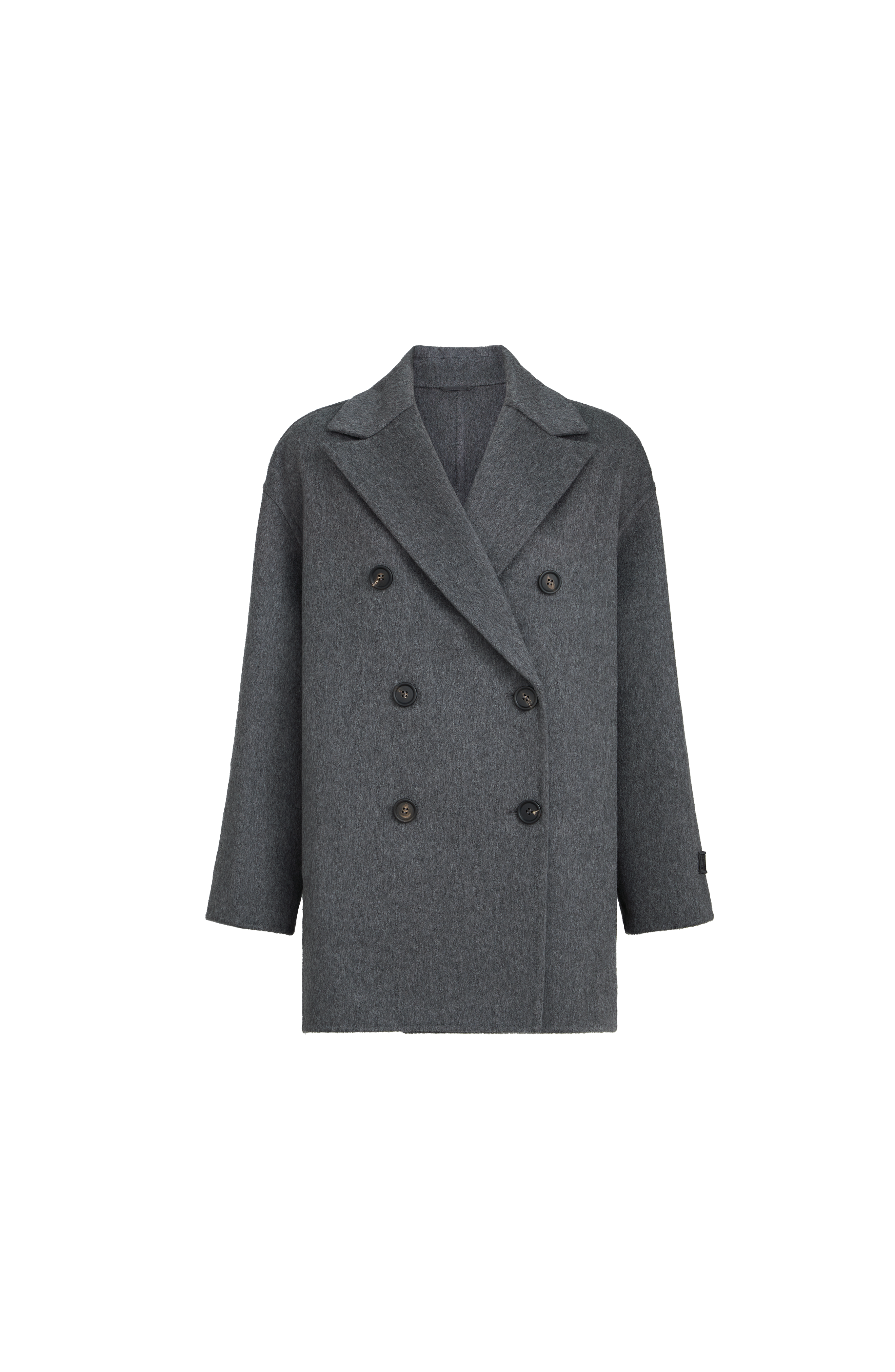 Cashmere double beaver cloth pea coat - image 4