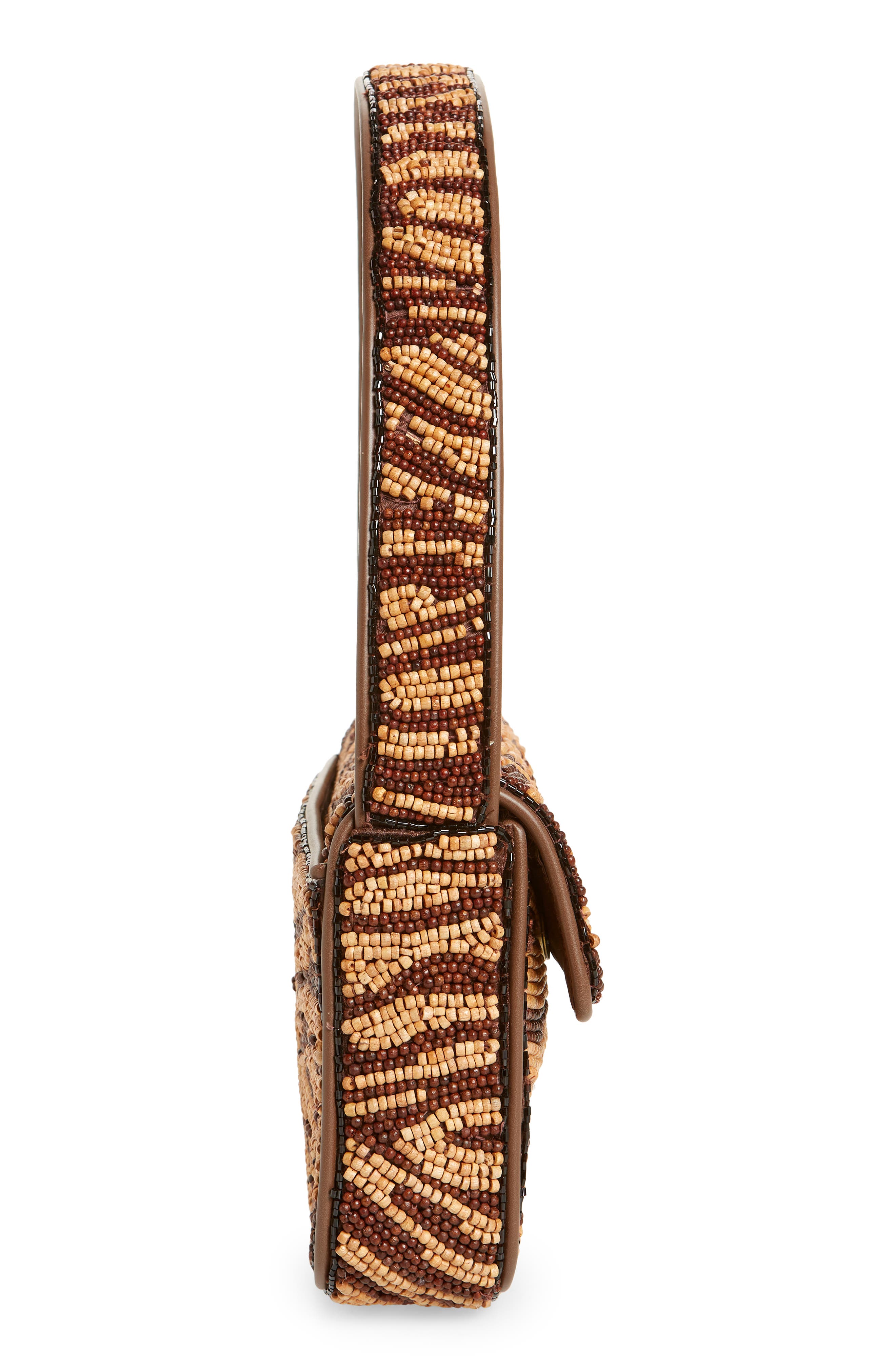 STAUD Tommy Beaded Shoulder Bag, Alternate, color, 