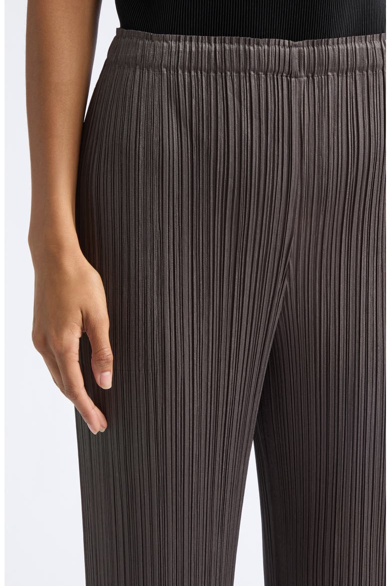 Monthly Colors June Pleated Pants, Alternate, color, CHARCOAL