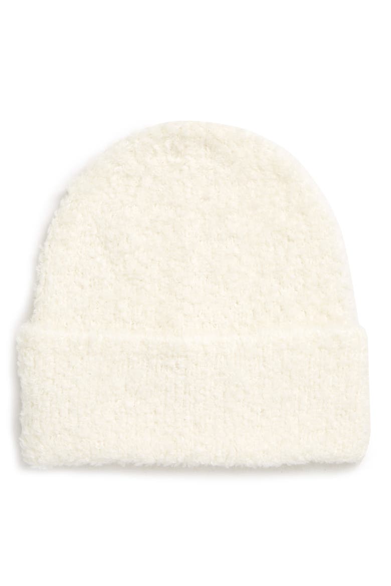 Teddy Beanie, Main, color, ANTIQUE CREAM