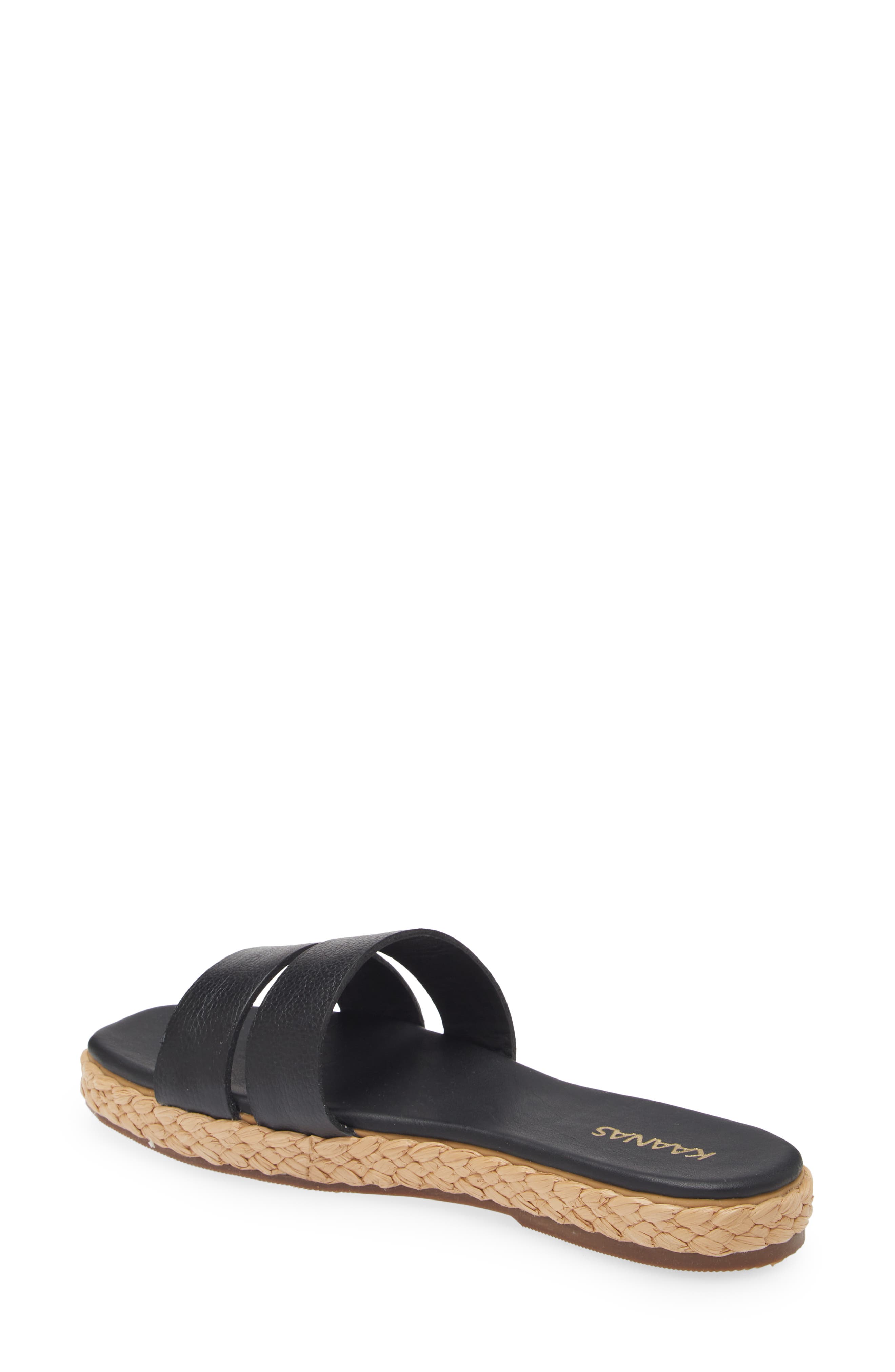 Kaanas Dantita Espadrille Platform Slide Sandal, Alternate, color, 