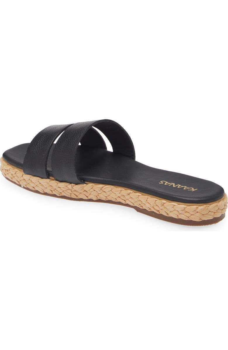 Kaanas Dantita Espadrille Platform Slide Sandal, Alternate, color,