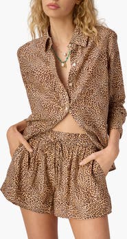 CAMI NYC Rafella Floral Cotton & Silk Button-Up Shirt