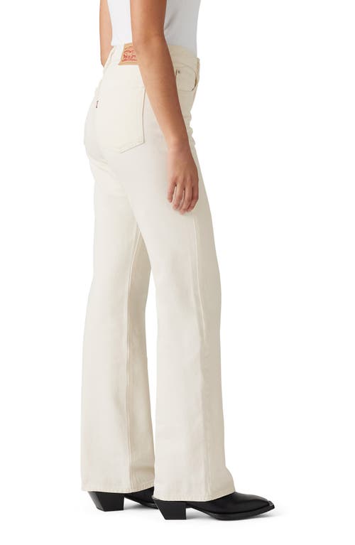 Levi's 725 High-waist Classic Stretch Bootcut Jeans In White