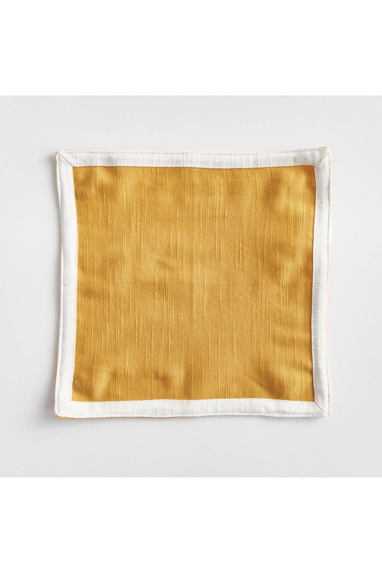 Jase Cocktail Napkins Set Of 4, Alternate, color, Yellow