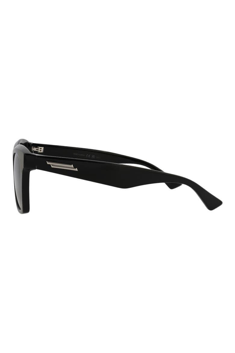 54mm Square Sunglasses, Alternate, color, BLACK BLACK GREY