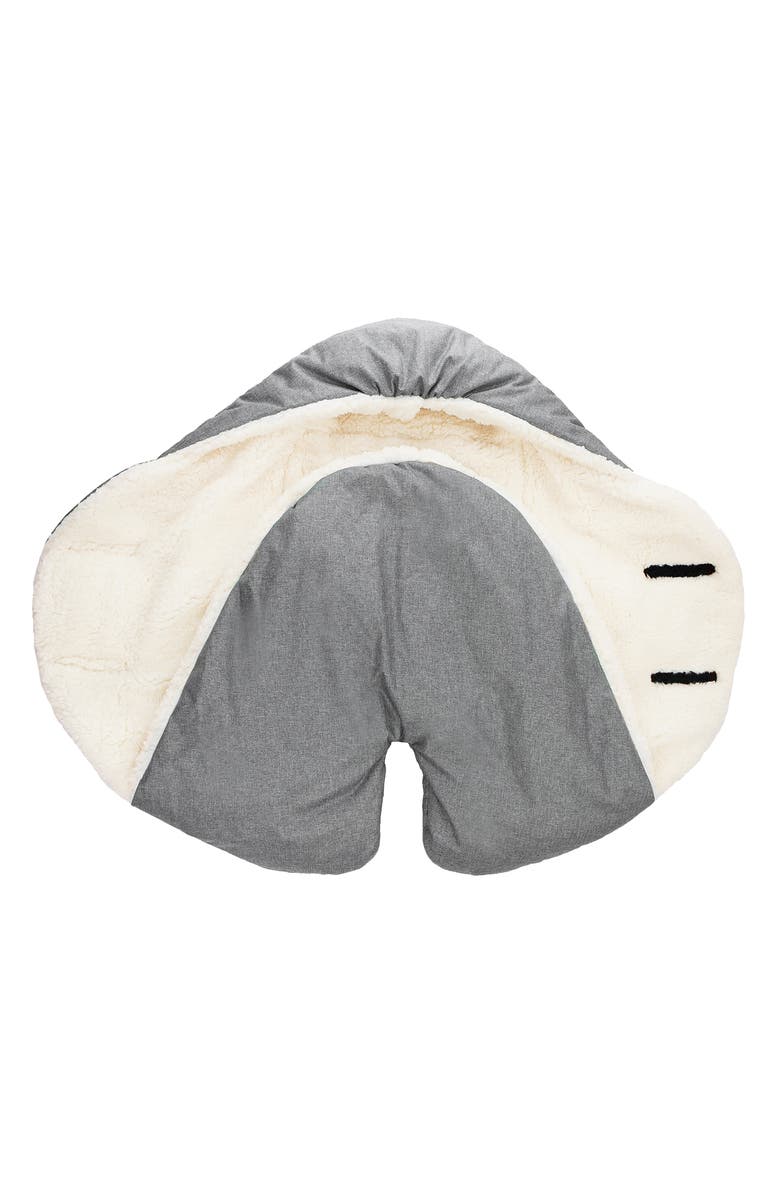 7 A.M. Enfant Nido Cloud Heavyweight Car Seat/Stroller Bunting, Alternate, color, Heather Grey