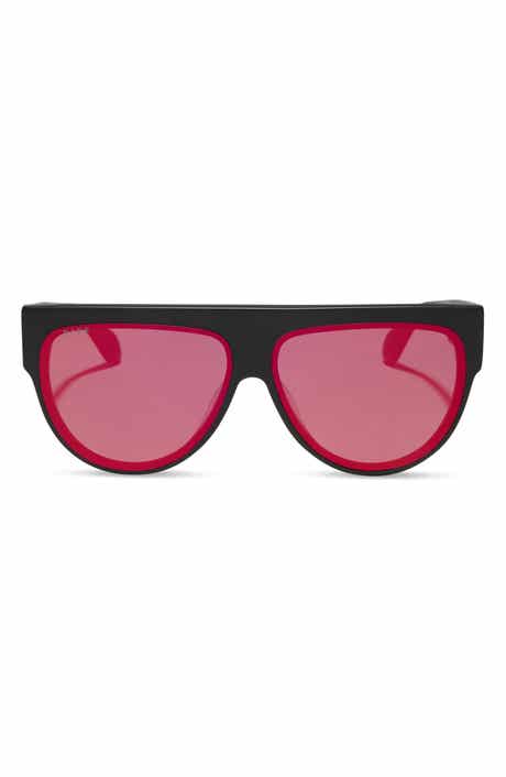 DIFF Georgie 58mm Gradient Shield Sunglasses