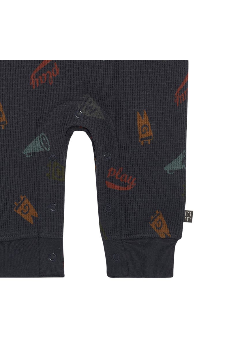 Modern Moments<sup>™</sup> by Gerber Waffle Knit Romper, Alternate, color, Varsity