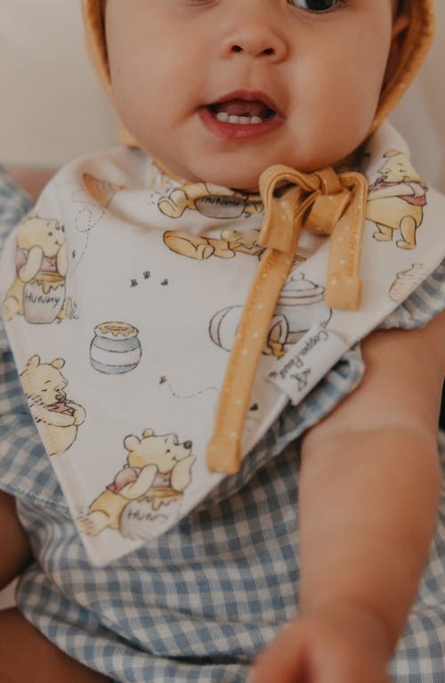 Copper Pearl Hundred Acre Wood Assorted 4-pack Bandana Bibs In White