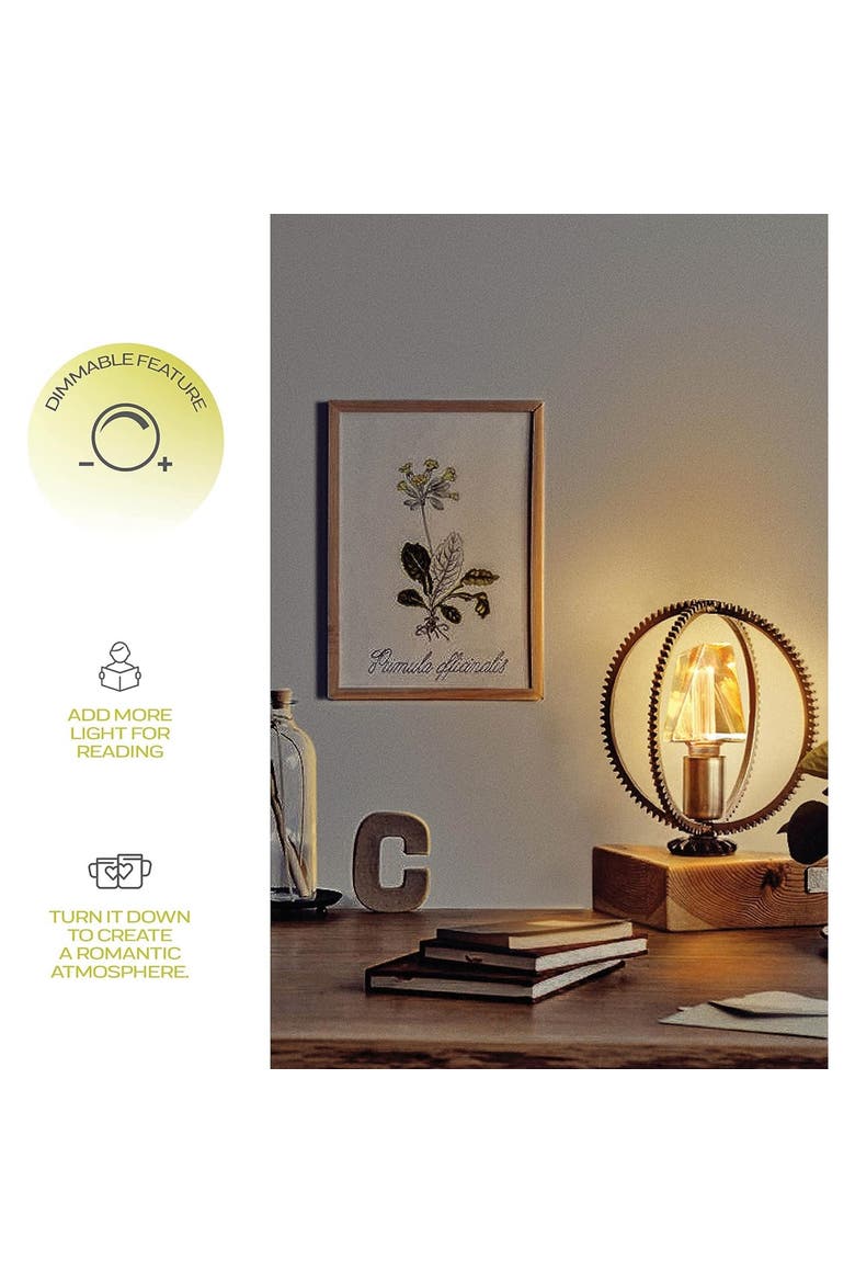Decorative Light bulb Eq 20W, ICE Style Decorative Light Bulbs Shaped E26 55 Lumen, Alternate, color, Gold