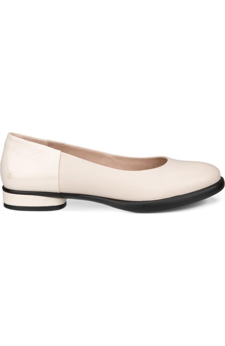 ECCO Sculpted LX Water Resistant Ballet Flat, Alternate, color, Limestone