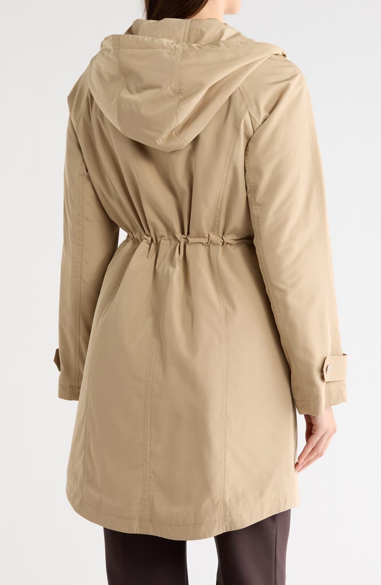 Michael Kors Long Rain Coat, Alternate, color, Khaki