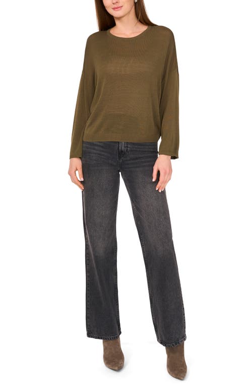 HALOGEN HALOGEN® FINE GAUGE CREWNECK SWEATER