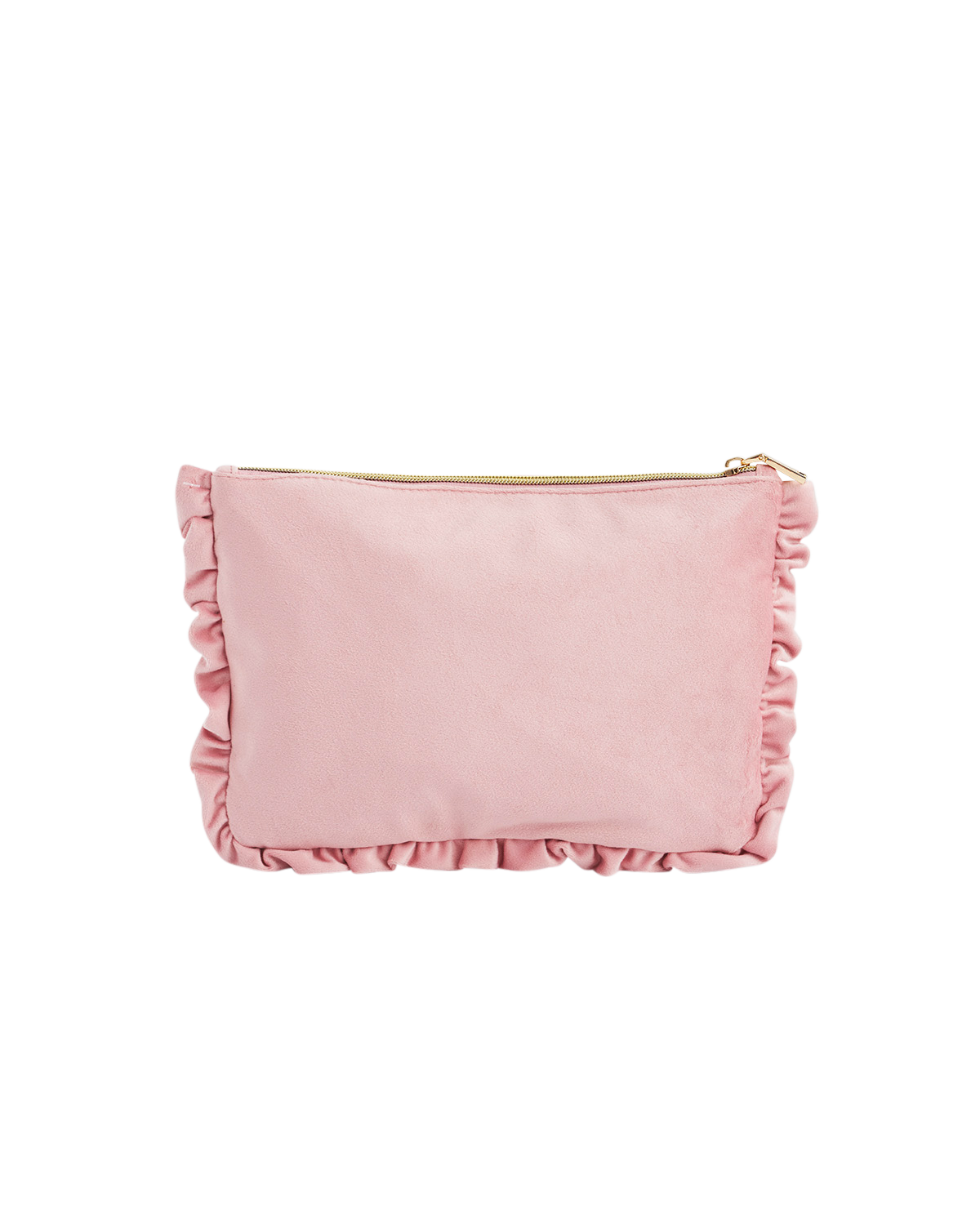 Love Scatter Velvet Embroidered Pouch, Alternate, color, Light/Pastel Pink