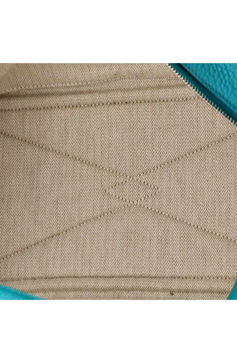 Pre-Owned Hermes Victoria II Bag Clemence 35, Alternate, color, Bleu Paon