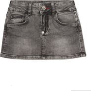 PHILIPP PLEIN Denim Mini Skirt Girl