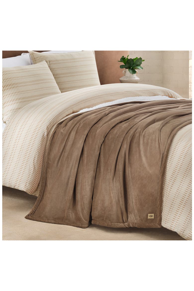 Dasha Throw Blanket, Alternate, color, CHESTNUT