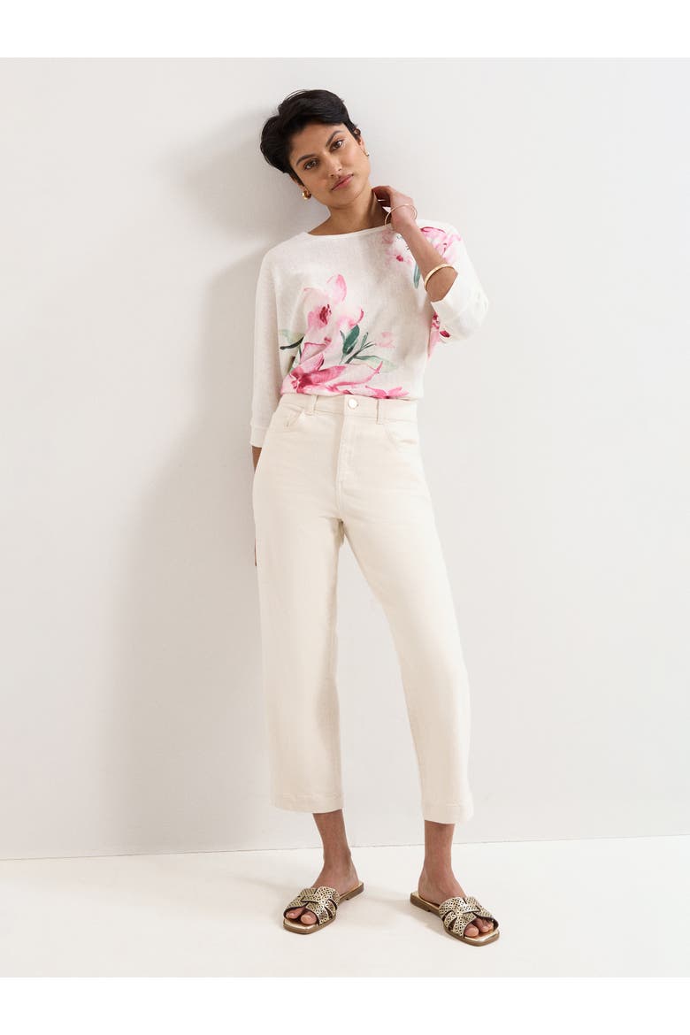 Lorelei Boatneck Floral Jumper, Alternate, color, Pink