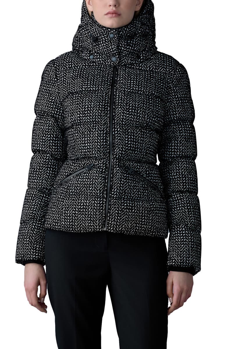 Mackage Madalyn-FLP Down Puffer Jacket, Main, color, 