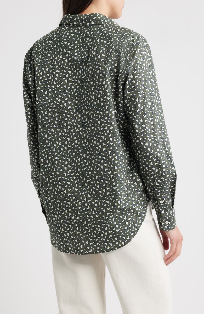 Frank & Eileen Eileen Relaxed Button-Up Shirt, Alternate, color, Green Mess