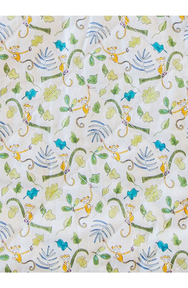 Timo & Violet Happy Monkey Sleep Sack, Alternate, color, White