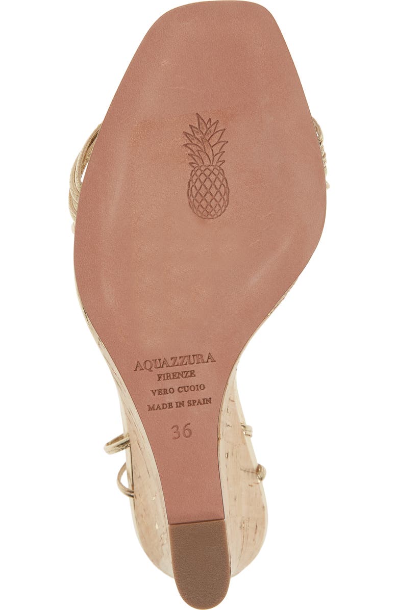 Aquazzura Trouble Maker Wedge Sandal, Alternate, color,