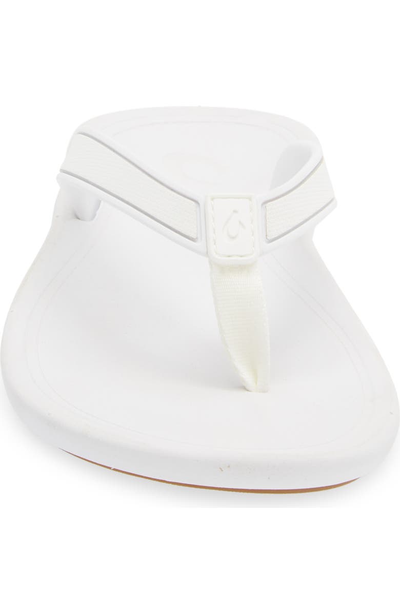 OluKai Kapehe Flip Flop, Alternate, color, White/ White