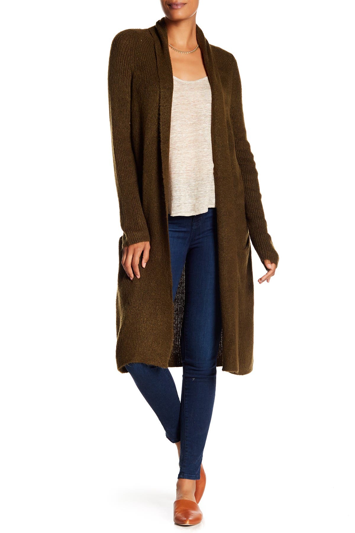 MAX STUDIO Long Knit Cardigan (Women) | Nordstromrack