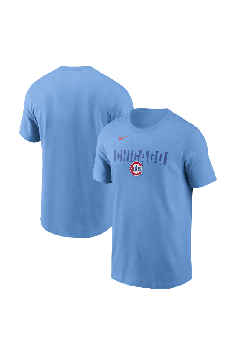 Men's Nike Light Blue Chicago Cubs Alternate T-Shirt, Main, color, Light Blue