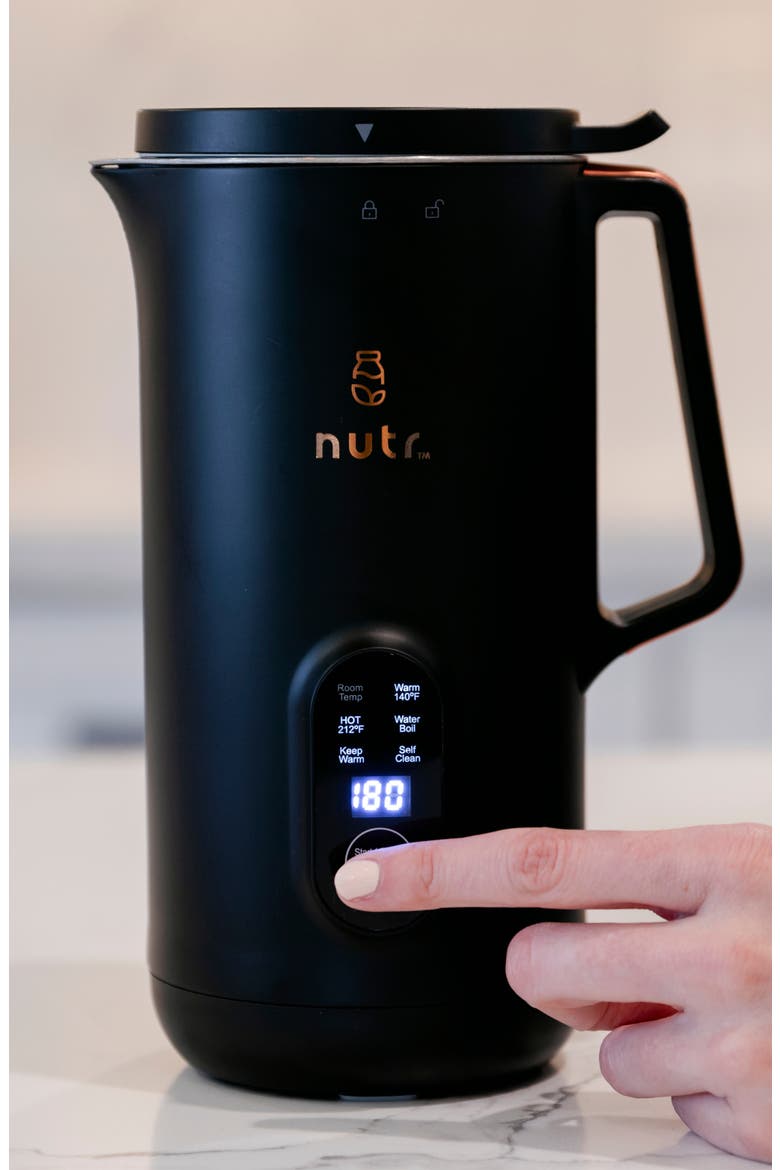 Plant Milk Machine, Alternate, color, BLACK W/ ROSE GOLD HANDLE