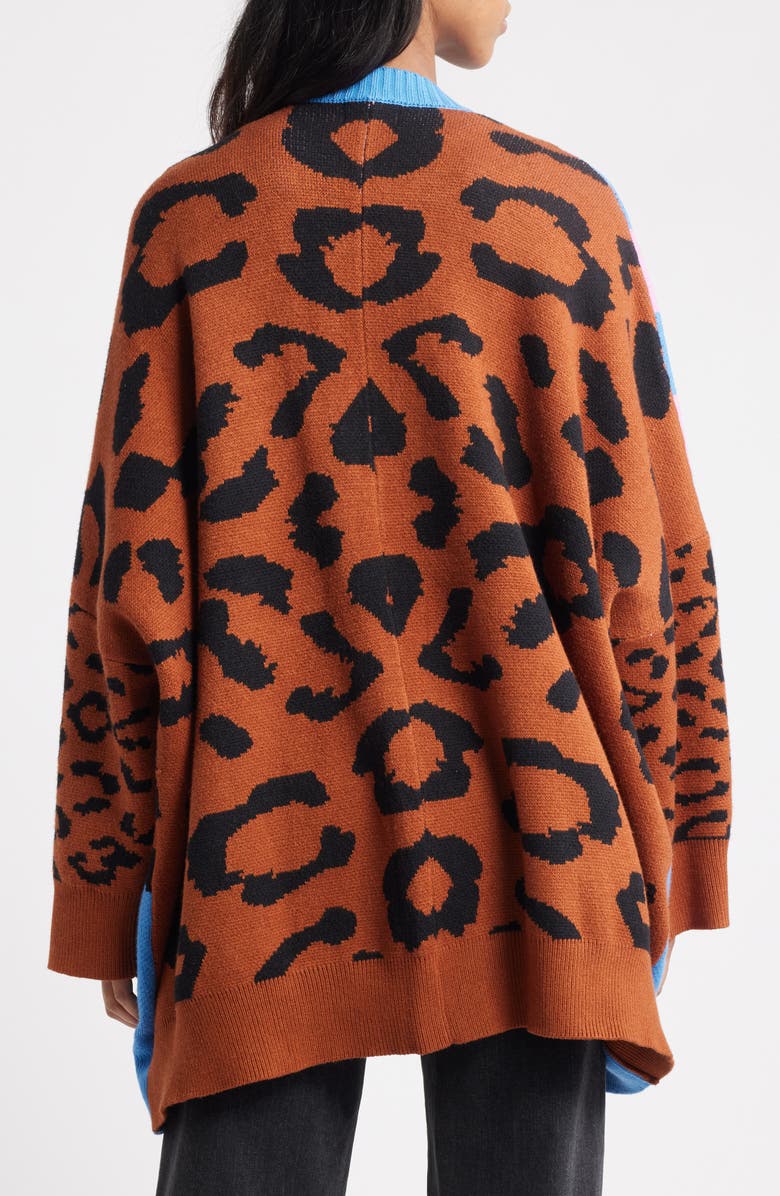 Dressed in Lala Do What You Want Oversize Cardigan, Alternate, color, Black