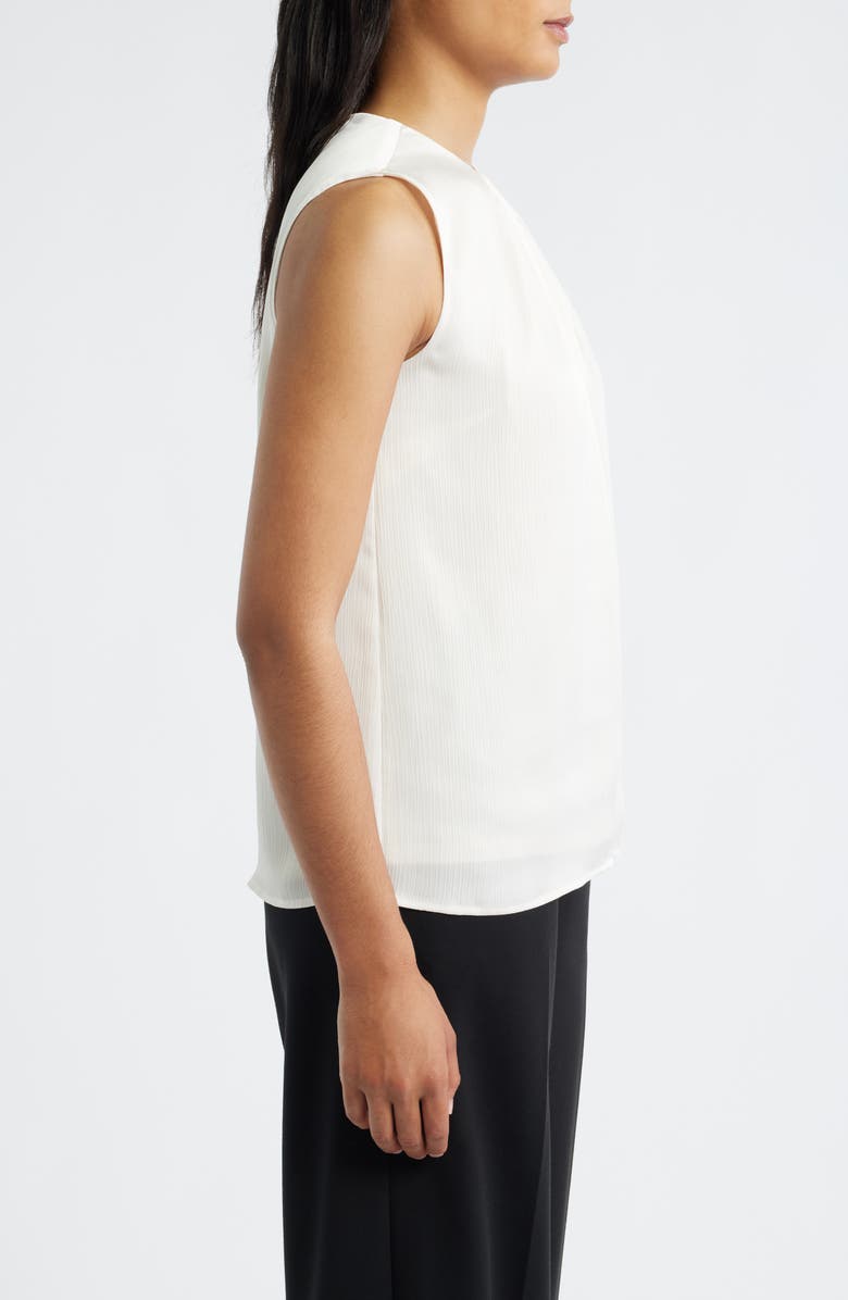 Anne Klein Pleat Neck Top, Alternate, color,