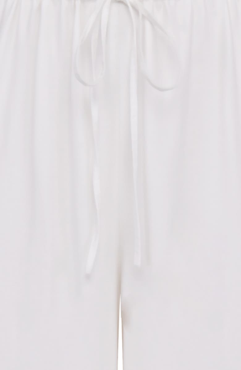 HOUSE OF CB Cleo Drawstring Pants, Alternate, color, White
