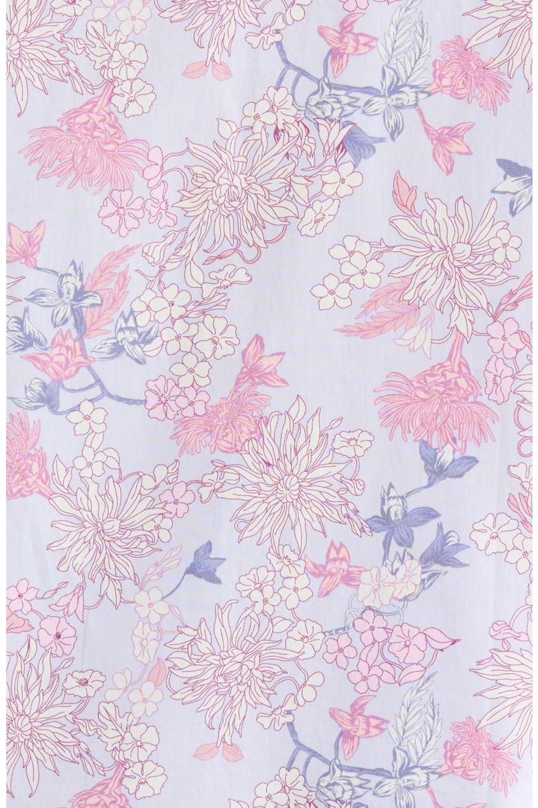 Classic Short Cotton Pajamas, Alternate, color, PURPLE WILD FLOWER
