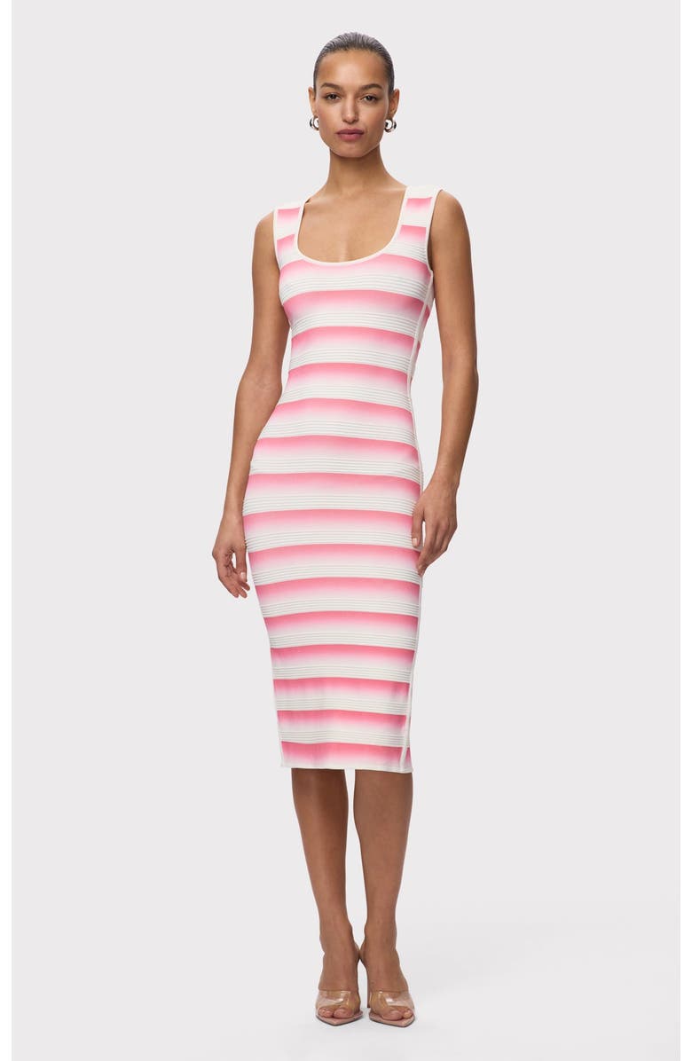 Herve Leger The Clea Dress, Alternate, color, Pink Ombre
