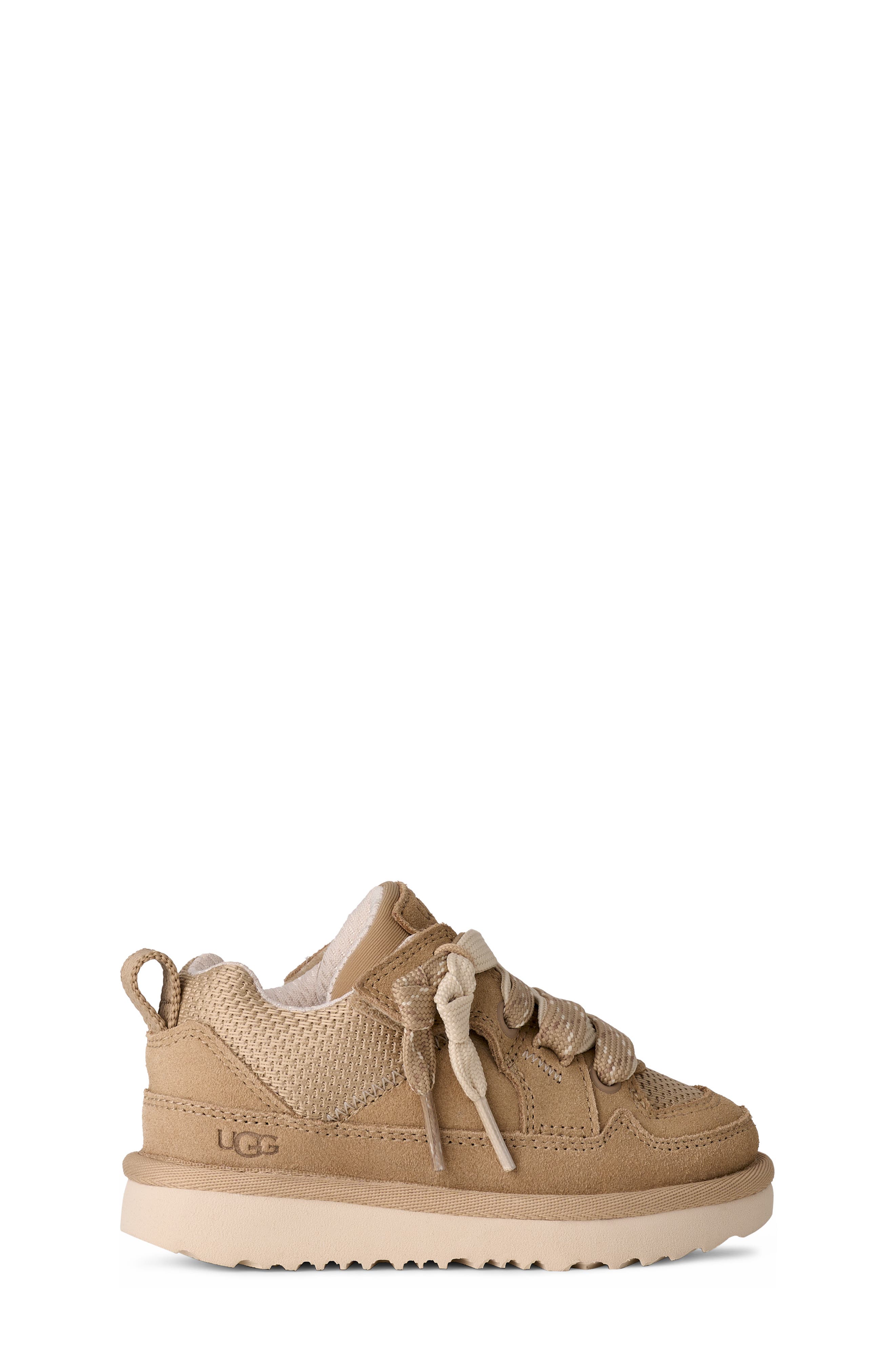 UGG<sup>®</sup> Kids' Lo Lowmel Sneaker, Alternate, color, Mustard Seed