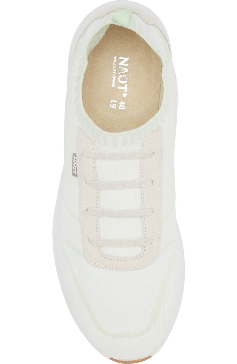 Naot Adonis Slip-On Sneaker, Alternate, color, White/ Mint Knit