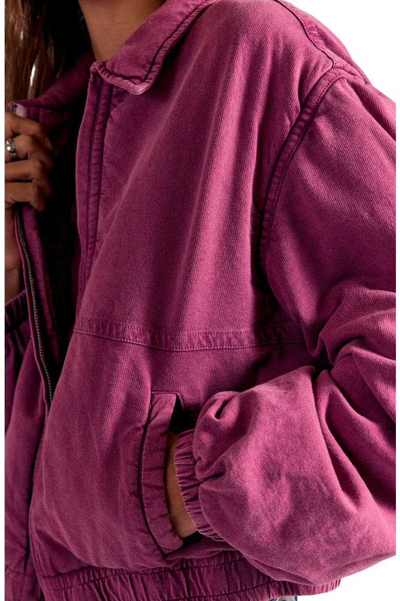 Birdie Washed Jacket, Alternate, color, ROAN ROUGE