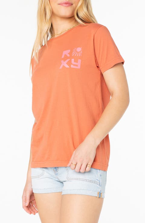 Wave Cuts Logo Cotton Graphic T-Shirt