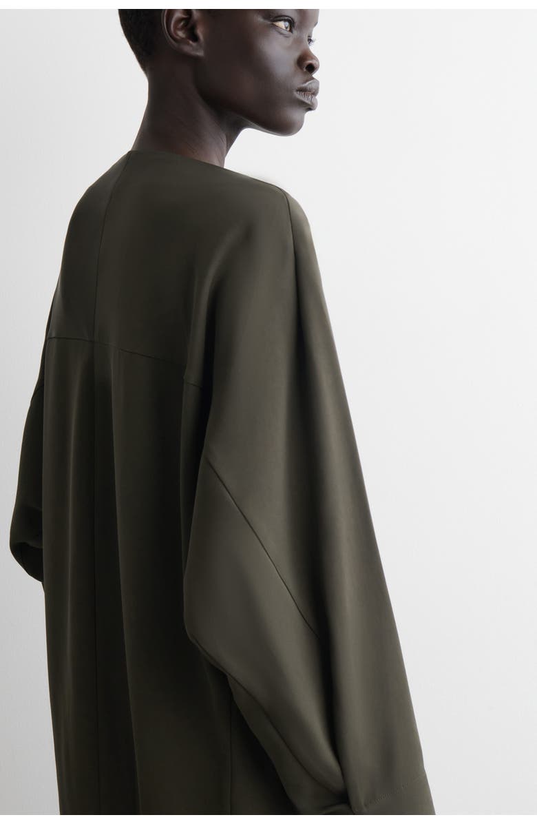 COS Sculptural Mini Dress, Alternate, color, Brown