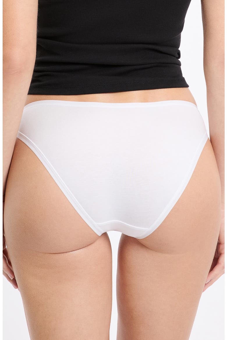 Jack 3-Pack Bikini Panties, Alternate, color, WHITE