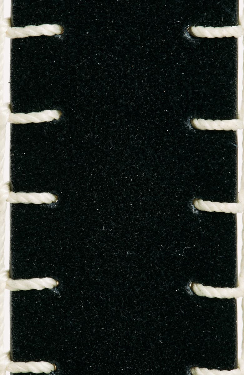 rag & bone Whipstitch Boyfriend Leather Belt, Alternate, color, 