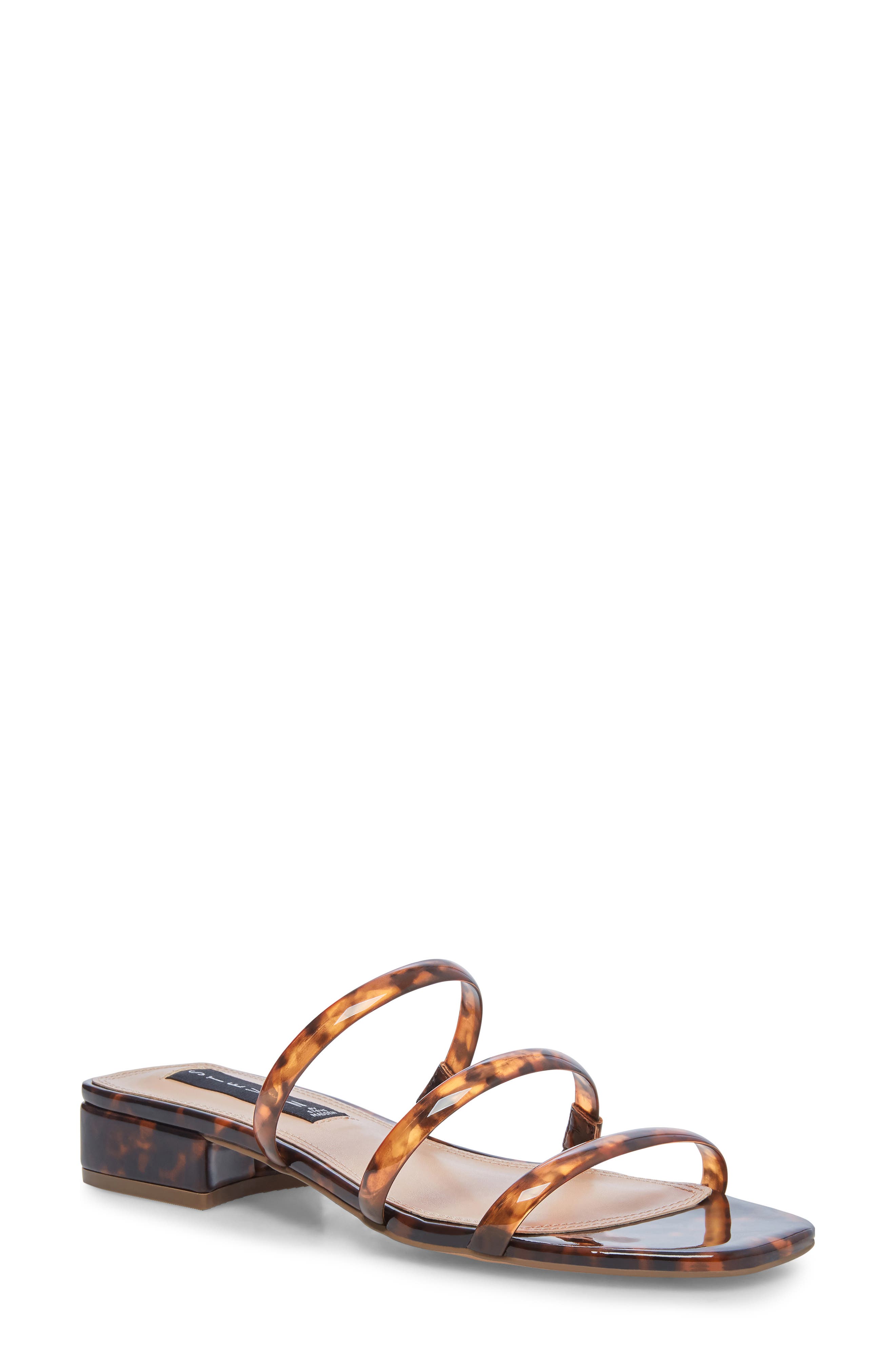Hades Strappy Slide Sandal, Main, color, TORTOISE FAUX LEATHER