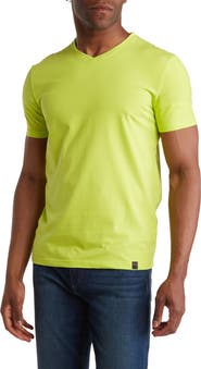 T.R. PREMIUM Solid V-Neck T-Shirt