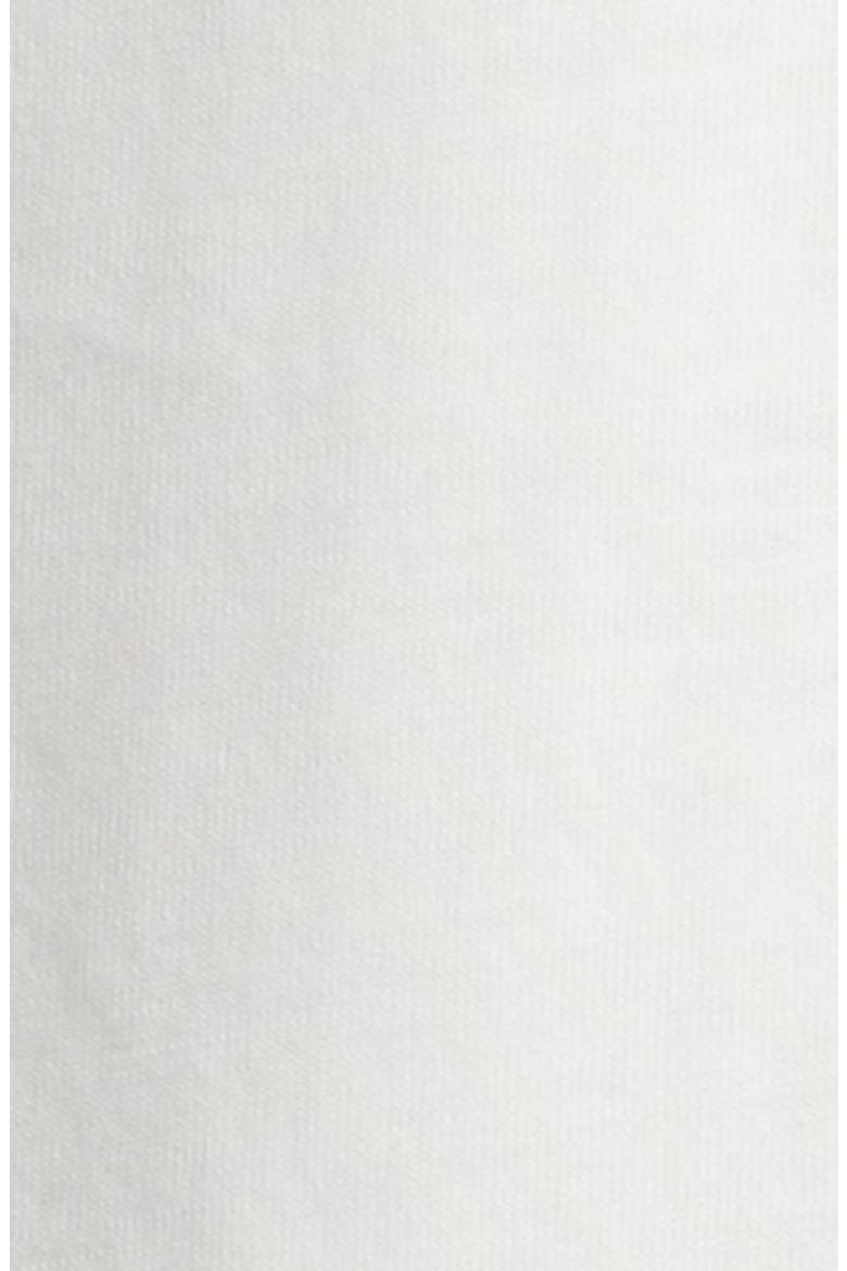 Leather Logo Patch Cotton T-Shirt, Alternate, color, SILK WHITE