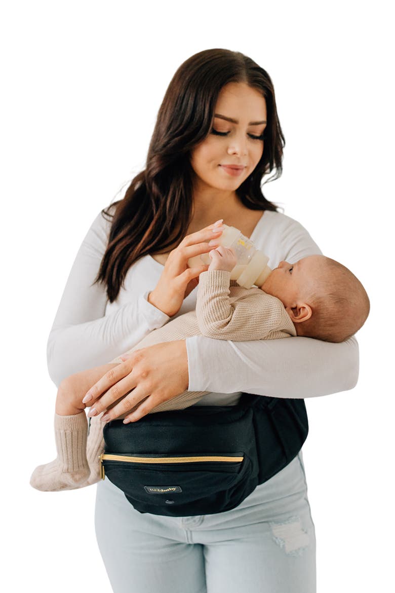 Hip Seat Carrier, Alternate, color, BLACK/ GOLD