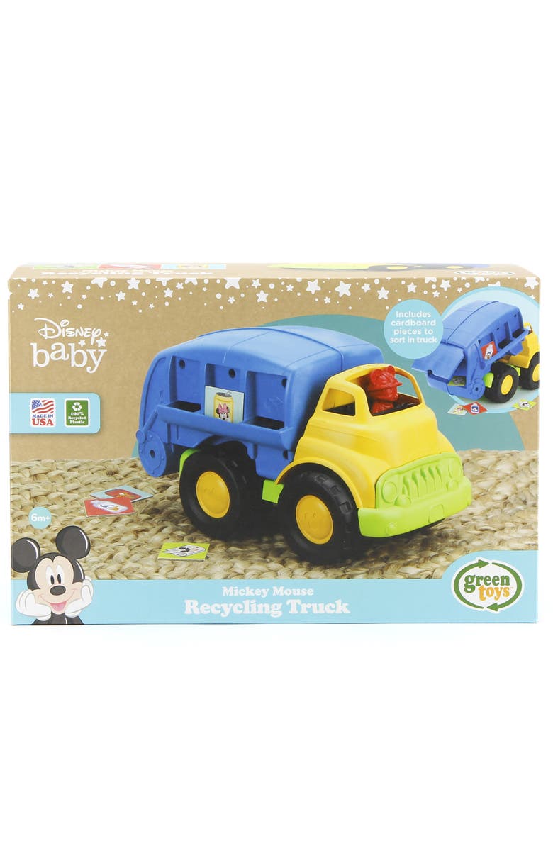 Green Toys Mickey Mouse Recycling Truck, Alternate, color, Multicolored